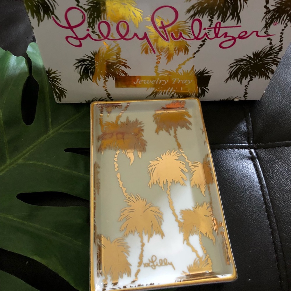 Lilly Pulitzer ceramic jewelry tray